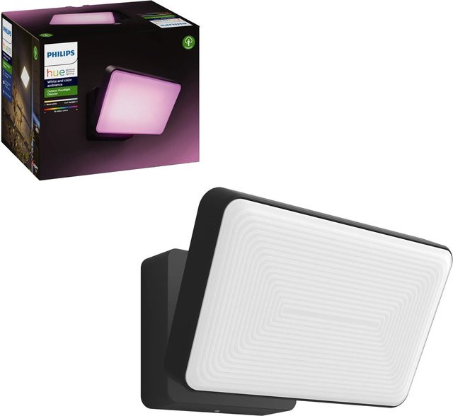 Philips Hue Discover LED-Flutlicht White & Color Ambiance in Schwarz - Bild 1