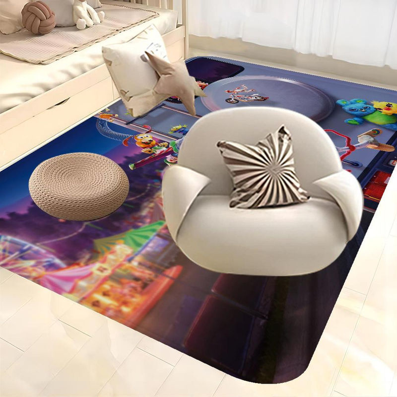 T-Toy S-Story Küchenmatte im nordischen Stil mit floralem Design, rutschfest und mehrfarbig, B/T: 90 x 60 cm - Bild 2