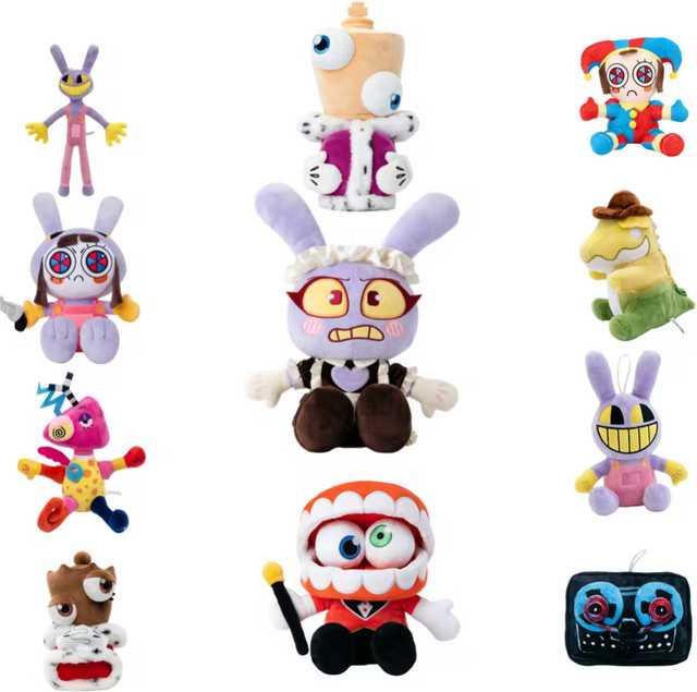 Bandai Erstaunliche Zirkusclown-Kaninchen-Plüschpuppen, Kuscheltiere, Bunt / Mehrfarbig - Bild 1