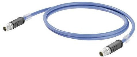 Weidmüller Ethernet-Leitung S/FTP LAN-Kabel Blau - Bild 1