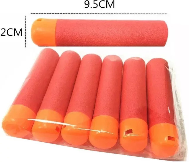 Nerf N-Strike Mega, Schaumstoff-Nachfüll-Darts, Rot, 30-teiliges Set - Bild 1