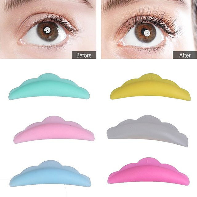CNKESS Wimpernlift-Schilde, 5 Paar Silikon-Pads, XS-XL, Unisex - Bild 1