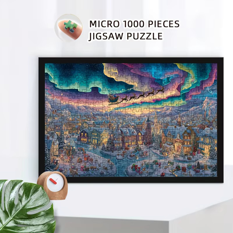MaxRenard Weihnachts-Puzzle, Nordlichter, 1.000 Teile - Bild 5