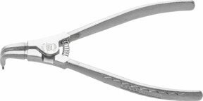 Hazet Sicherungsringzange 1846D-2 in Silber aus Stahl, Länge: 180 mm - Bild 1