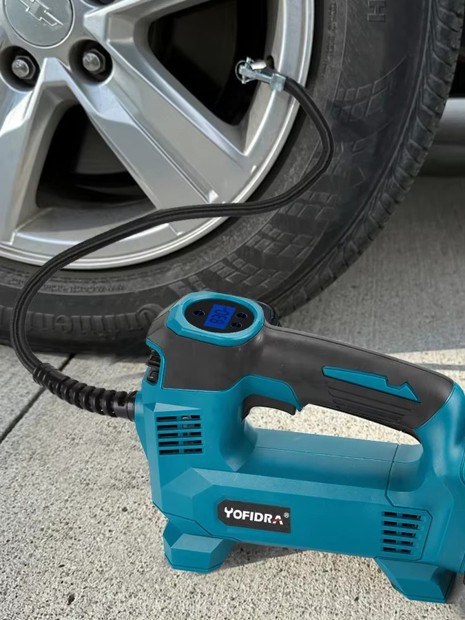YOFIDRA Akku Reifeninflator mit Digitaldisplay Cordless Hochdruck Luftkompressor für Makita Batterie - Bild 6