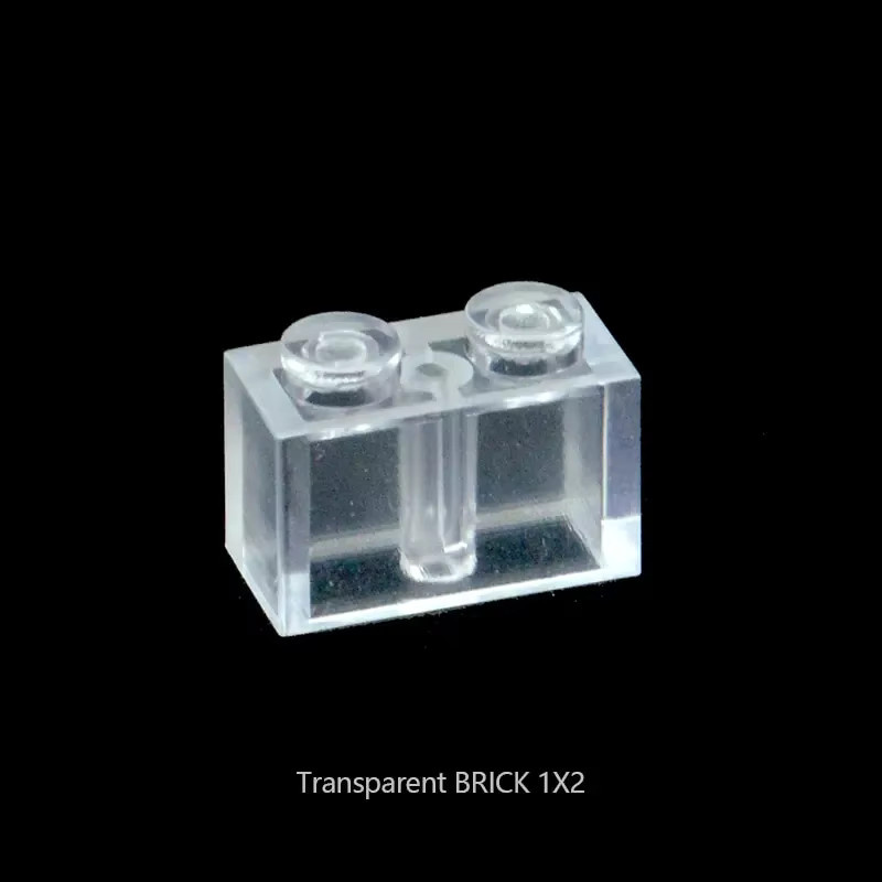 Kleine Partikel Ziegel Bausteine, Transparent, Weiß, Zubehör - Bild 2