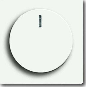 Busch-Jaeger Zentralscheibe für Drehdimmer in Weiß - Bild 1