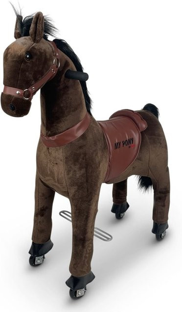TPFLiving Reittier Pferd Kiara dunkelbraun Größe M ab 4 Jahren - Bild 1