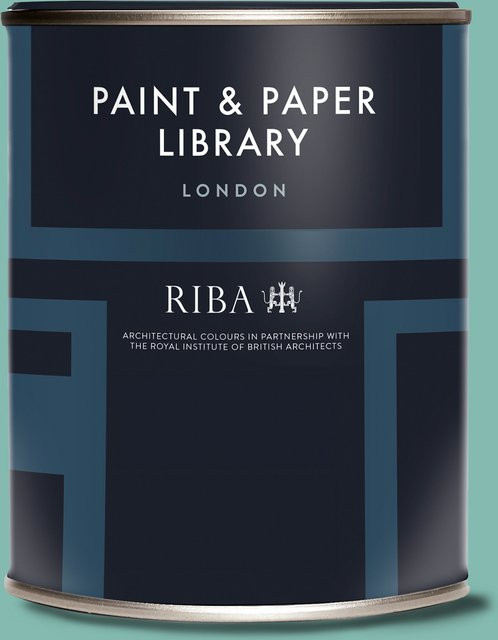 Paint & Paper Library Pure Flat Emulsion Wandfarbe Deep Water Green 599, 0,125 l - Bild 1