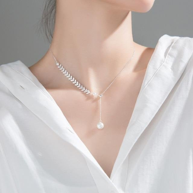 YIRAN Jewelry Halskette, 925 Silber, Perle, Damen - Bild 1