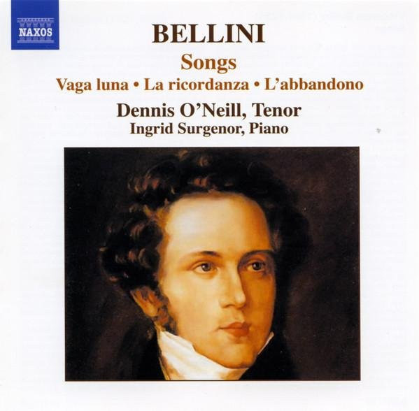 Naxos CD Vincenzo Bellini und Ingrid Surgenor: Lieder, Ricordanza, Farfalletta Klassik Musikalbum in Schwarz - Bild 1