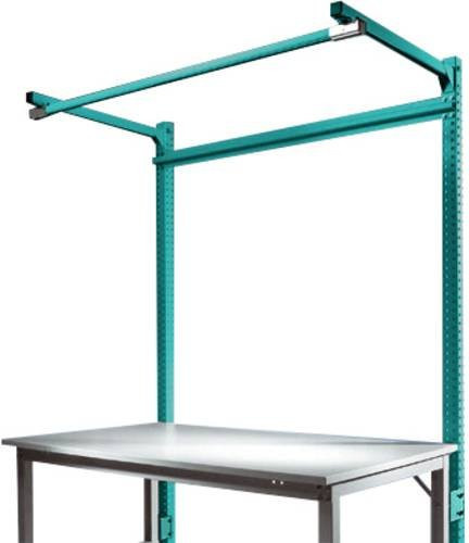 Manuflex Anbau-Aufbauportal mit Ausleger für UNIVERSAL und PROFI Spezial Anbautische, Farbe: wasserblau - Bild 1