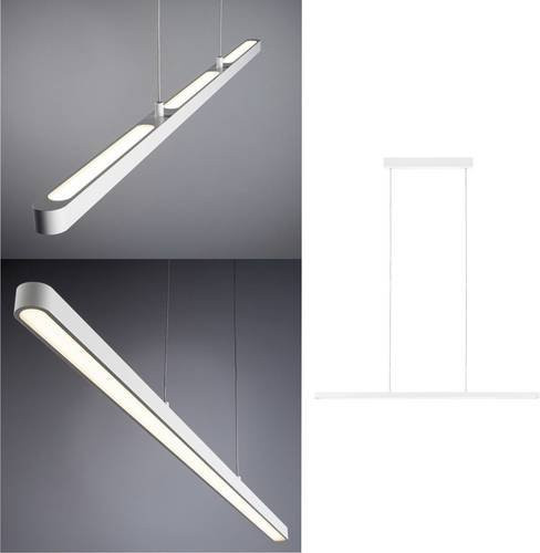 Paulmann Lento 79901 LED Pendelleuchte Weiß dimmbar und höhenverstellbar - Bild 1
