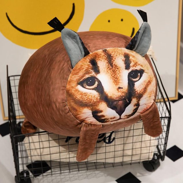 Yiran toy Karakal Katze Kissen, Plüschtier, 50cm - Bild 1