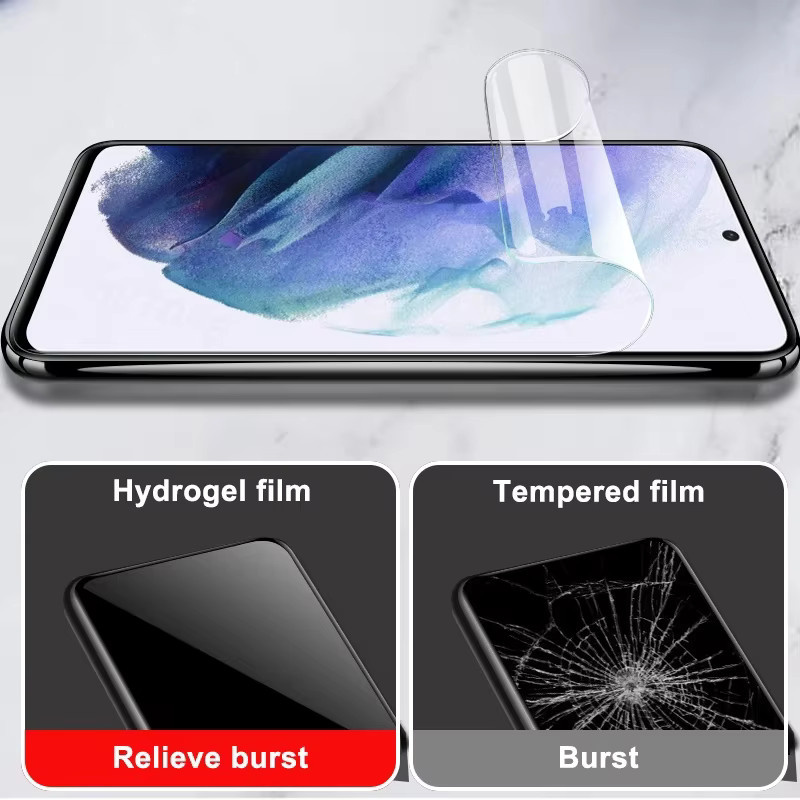 3 Stück Hydrogel Displayschutzfolie für Samsung Galaxy A10 A20E A21S A30S A40 A50 A70 A12 A22 A31 A32 A51 A52S 5G M21 M31 in Transparent - Bild 5