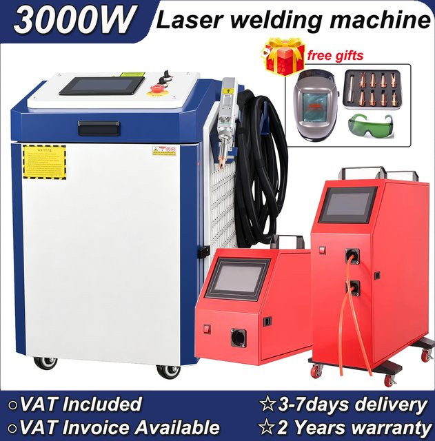 Raycus 3000W SUP28T 4-in-1 Handgeführte Laserschweißmaschine zum Schweißen, Schneiden und Reinigen mit 380V 3-Phasen Faserlaser-Technologie - Bild 1