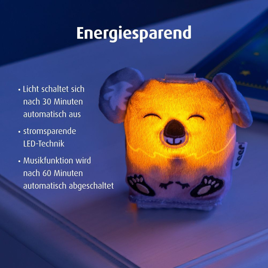 Reer Einschlafhilfe Sleepy Koala Nachtlicht mit Timer in Grau - Bild 4