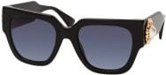 Moschino MOS153/S Sonnenbrille, Quadratisch, Vollrand, Damen, Schwarz, Grau - Bild 1