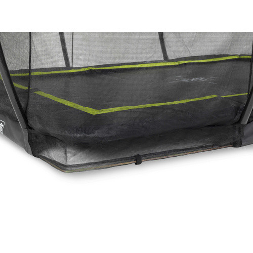 EXIT Silhouette Bodentrampolin mit Sicherheitsnetz, Schwarz, B/T/H: 305 x 214 cm - Bild 4