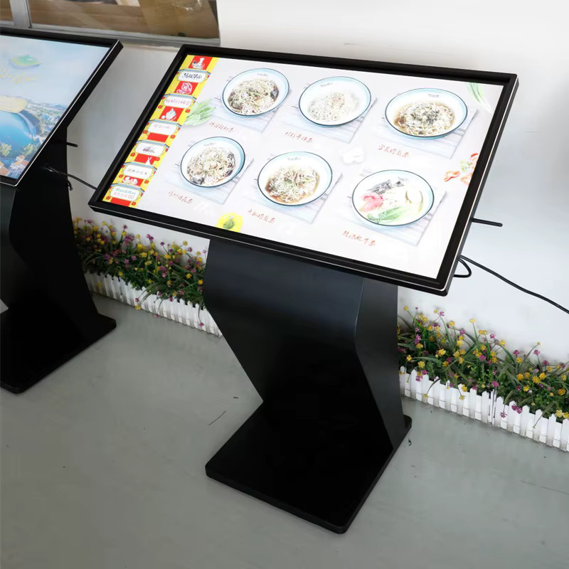 Benshi Fabrik Interaktiver 55 Zoll Multi-Touch-Tisch und Bodenstehender Digitaler Kiosk in Schwarz - Bild 5