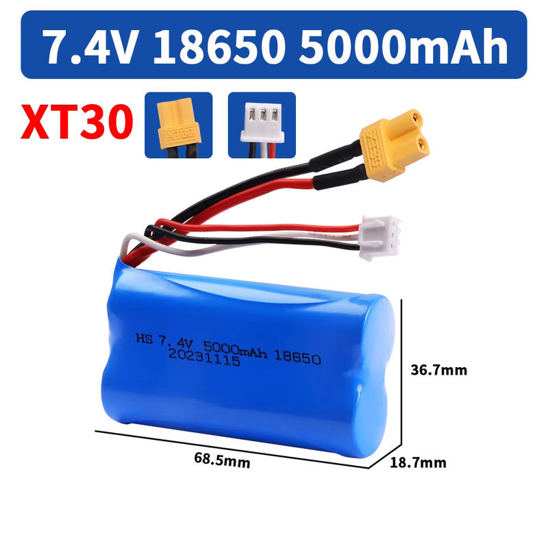 HUINA Lipo Batterie 7,4 V 5000 mAh XT30 Stecker RC Spielzeug Zubehör - Bild 5