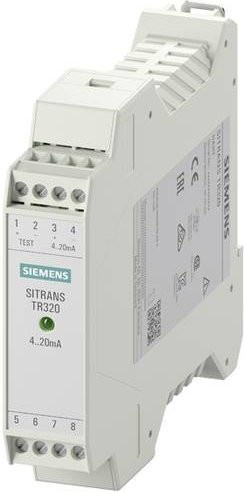 Siemens SITRANS TR320 Temperaturmessumformer zur Hutschienenmontage in Weiß, 7NG0320-0BA00-0NA0 - Bild 1