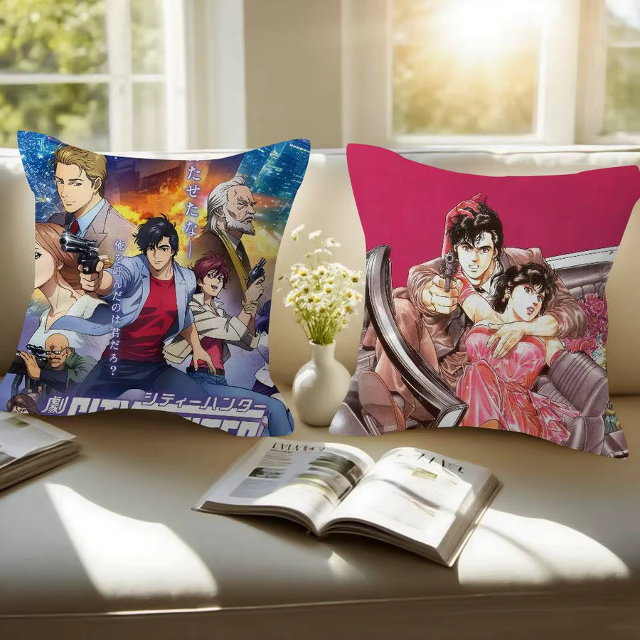 Beast Kingdom Hunter x Hunter Private Eyes Kissenbezug aus Plüsch, Cartoon-Design, Mehrfarbig, B/T/H: 30 x 30 x 30 cm - Bild 4