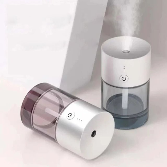 HAOYUNMA Auto Lufterfrischer USB Aufladbarer Ätherisches Öl Diffusor als Mini Luftbefeuchter in Pink oder Weiß - Bild 1