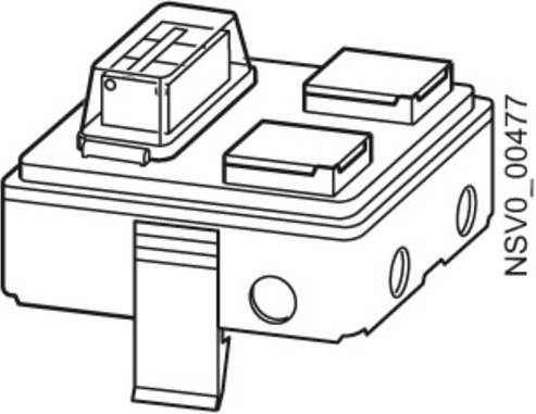 Siemens Abgangskasten BVP:660870 BD2-AK1/2SD163FIA161 Lichtgrau 2polig 16A 230 V/AC - Bild 1