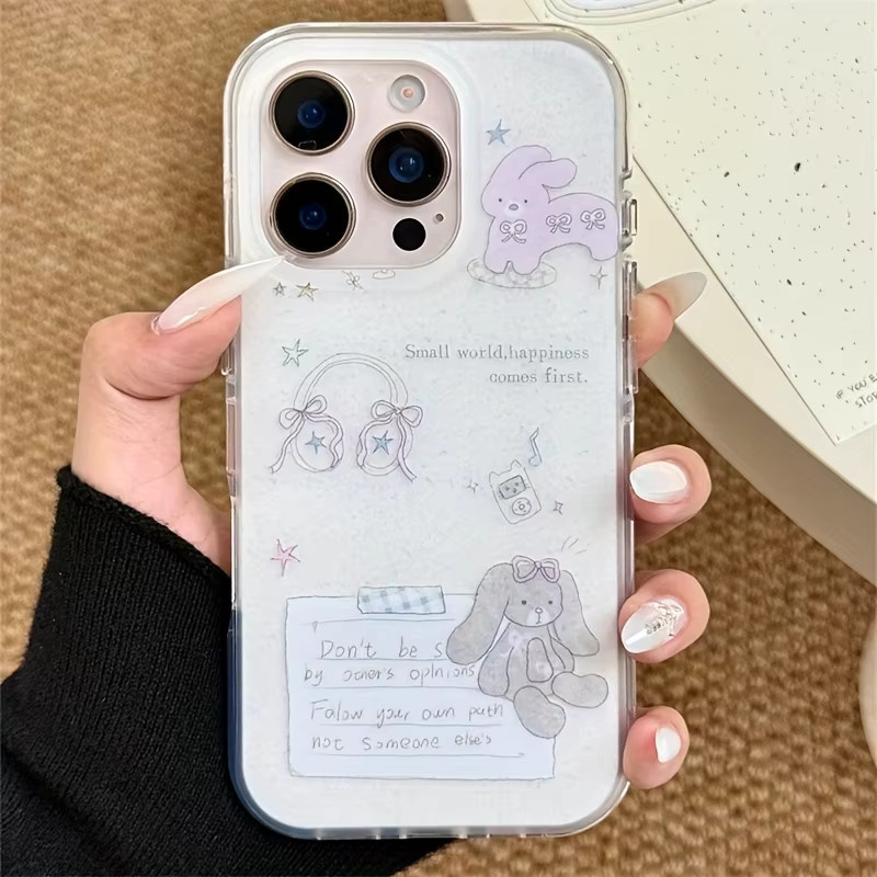 INS Dreamy Rabbit Handyhülle für Samsung Galaxy A-Serie (A17 A07 A56 A36 A26 A73 A72 A55 A54 A53 A52 A34 A33 A32 A23 A14 A13 4G 5G) - Bild 2