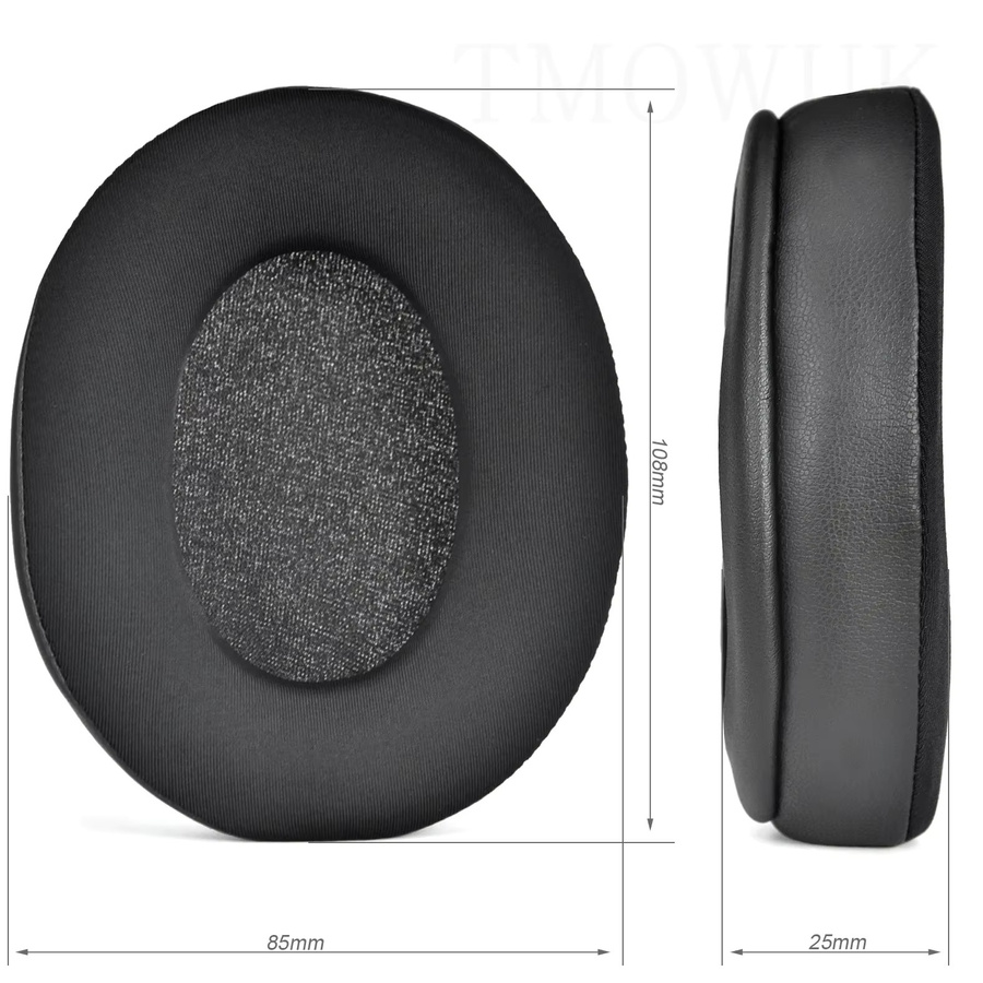 Sony Ersatz-Ohrpolster aus Memory-Schaum mit Kühlgel-Abdeckung für Over-Ear-Kopfhörer, Farbe: Schwarz - Bild 4