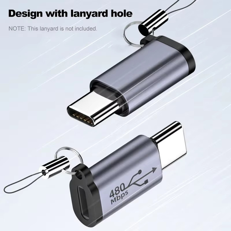 USB-C auf Micro-USB und Mini-USB Buchsenkonverter aus Aluminiumlegierung für Xiaomi und Samsung - Bild 1