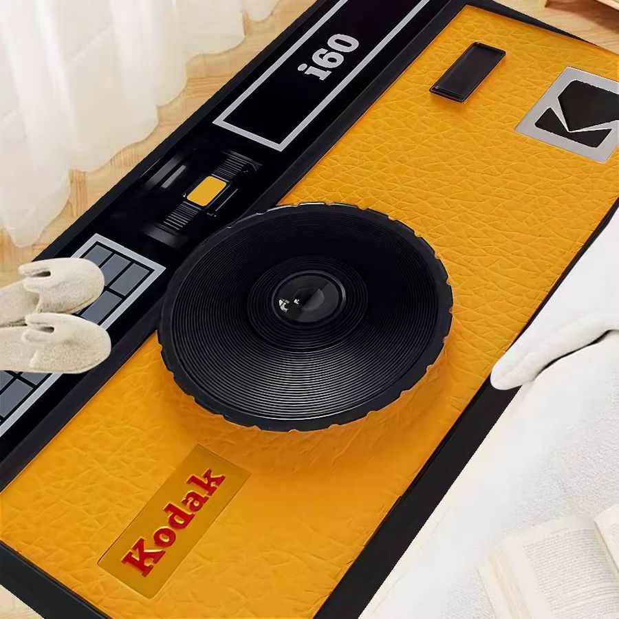 K-Kodak Logo Bodenmatte im nordischen Stil als rutschfeste Druckteppich für Wohnzimmer und Schlafzimmer - Bild 6