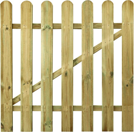 Gartentor Staketenzaun Tor gehobelt B: 100 cm x H: 100 cm