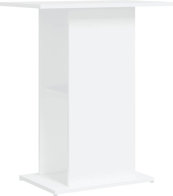Aquariumunterschrank Yiwydaa in Weiß, matt, mit Regalfächern und Türen, B/T/H: 60,5 x 36,0 x 72,5 cm - Bild 1