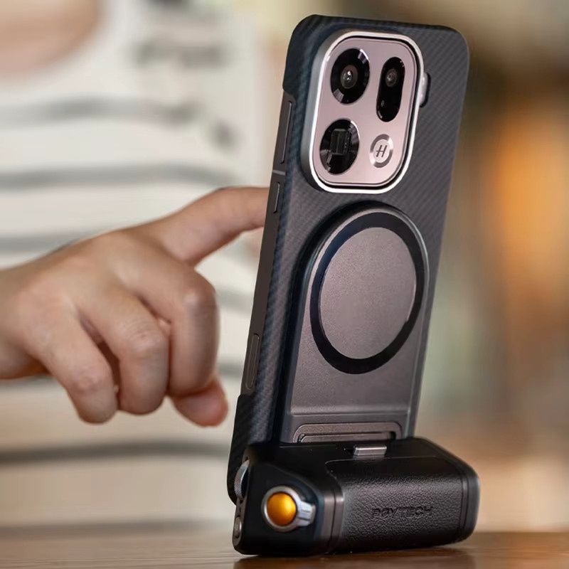 PGYTECH Fotografie Controller Rückseite Hülle für OPPO Find X9 Pro in Schwarz - Bild 4