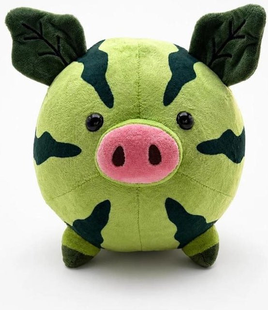 Yiran toy Wassermelonen-Schwein Plüschtier, 12/25cm, bunt/mehrfarbig - Bild 1