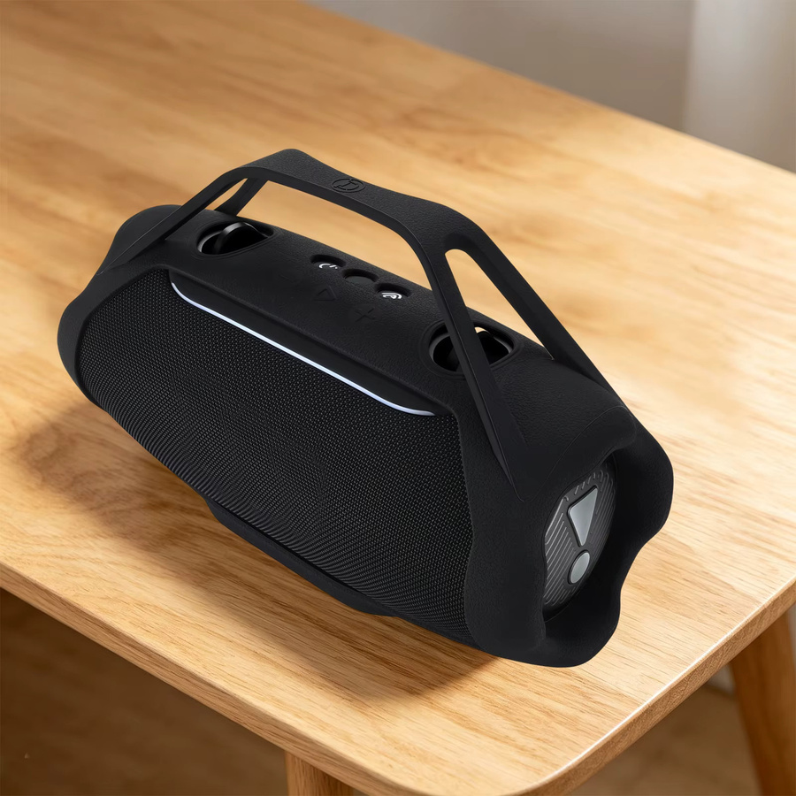 Silikon-Lautsprecherabdeckung für JBL Xtreme 5 in Schwarz, kratzfester Schutzrahmen für Camping und Outdoor-Aktivitäten - Bild 2