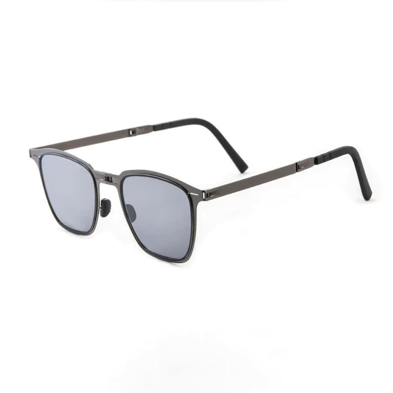 SAFENH Sonnenbrille, quadratisch, Vollrand, Edelstahl, polarisiert - Bild 1