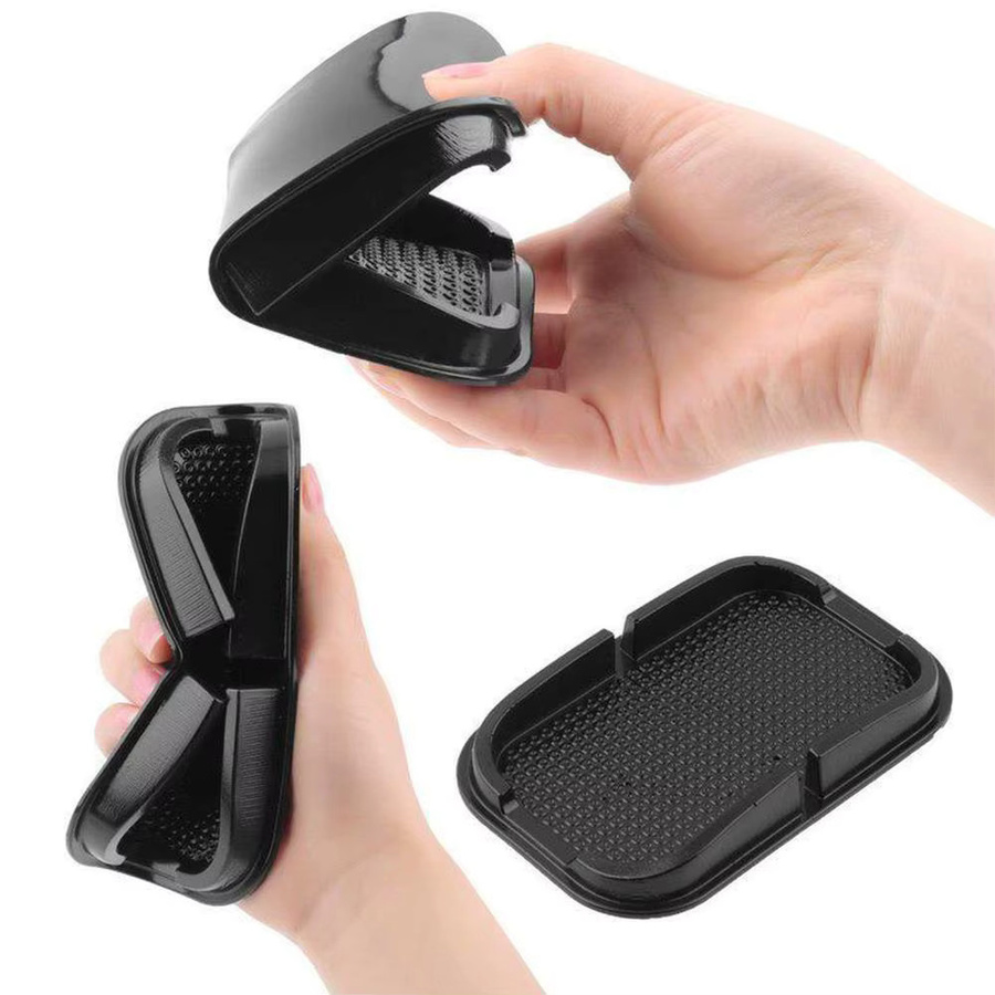 Universelle Silikon Auto Smartphone Halterung für das Dashboard in Schwarz, Anti-Slip Grip für Navigation und Freisprecheinrichtung - Bild 5