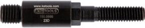 KS Tools Gewindedorn M8 in Schwarz - Bild 1