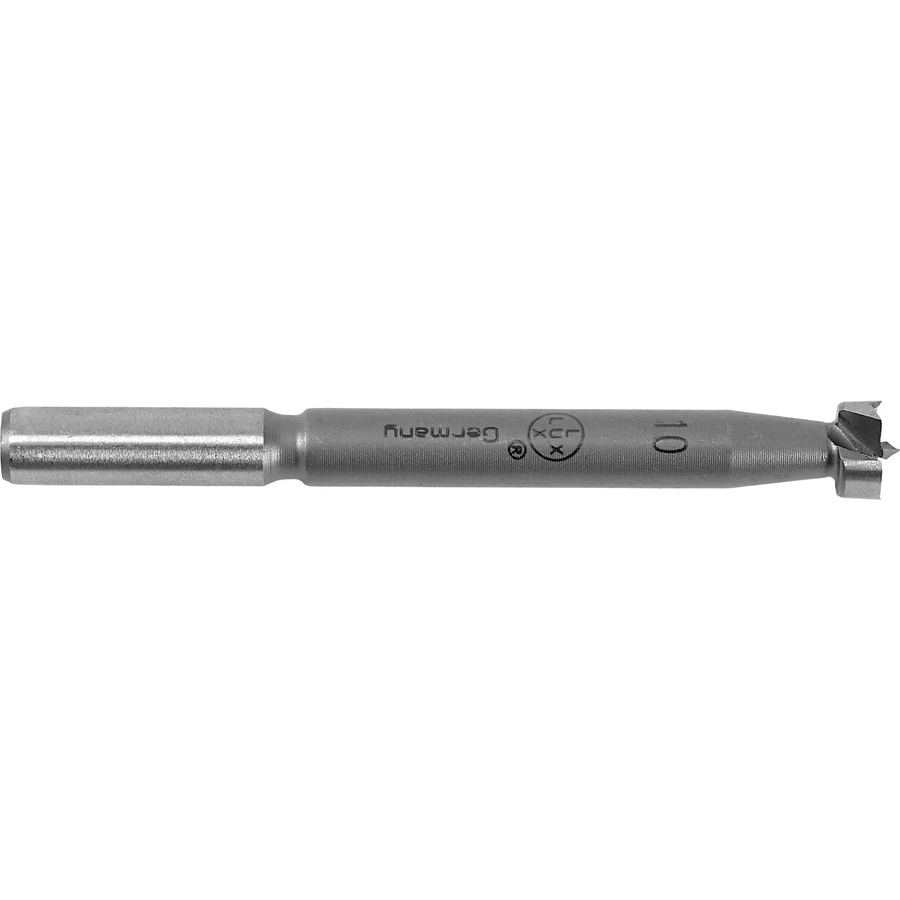 LUX-TOOLS Forstnerbohrer aus Stahl in Silber, Durchmesser: 10 mm, Länge: 90 mm - Bild 2