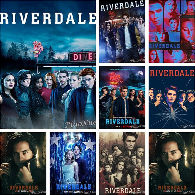 YUTTEE Diamantmalerei Riverdale TV Serie Wandkunst Motiv als Kreuzstich Kit in Mehrfarbig - Bild 1
