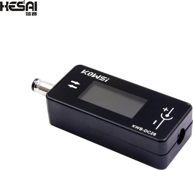 HESAI KWS-DC28 Digitales DC-Amperemeter mit 0,96 Zoll TFT HD Display als Leistungsmesser und Ladetester für Elektriker - Bild 1