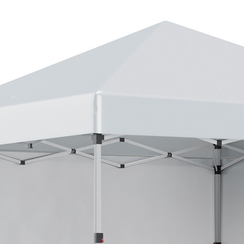 Outsunny Faltpavillon aus Stahl in Hellgrau, B/H/L: 297 x 274 x 297 cm - Bild 6