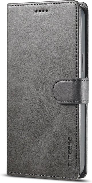 Leder-Wallet-Tasche für Samsung Galaxy S23 S24 S25 Ultra Plus und A-Serie in Grau - Bild 1