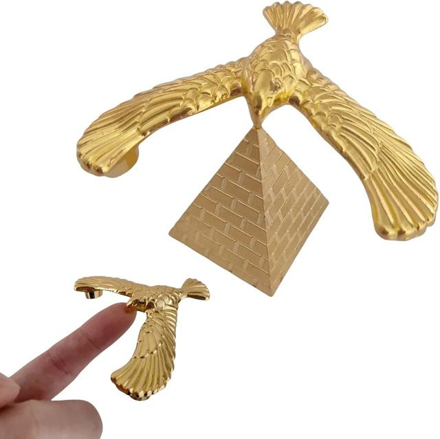 Vogel's Balance Vogel Metall Adler, Spielzeug, mit Pyramide Kombination Set - Bild 1
