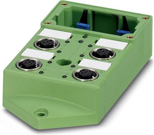 Phoenix Contact Sensor/Aktorbox SACB-4/4-L-C GG SCO 1516726 passiv, M12-Verteiler mit Metallgewinde, grün - Bild 1