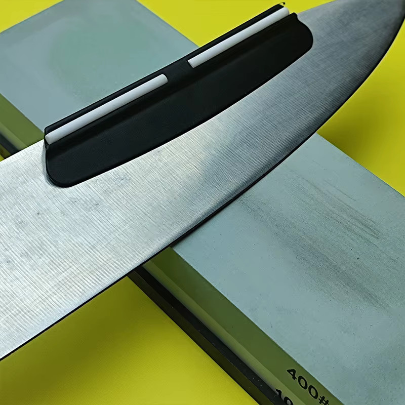 RSCHEF Diamant-Schleifstein mit Festwinkel-Führung für Küchenmesser in Schwarz aus Kunststoff - Bild 2