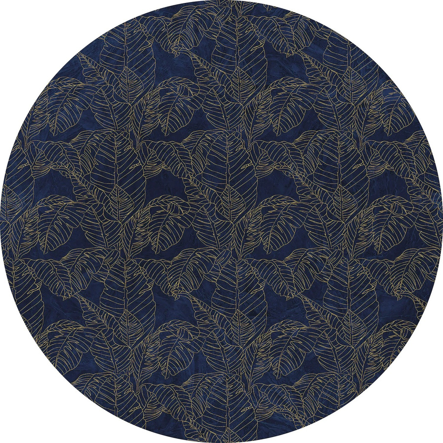 Selbstklebende Komar Vlies Fototapete Royal Blue Rund Durchmesser: 125 cm - Bild 1